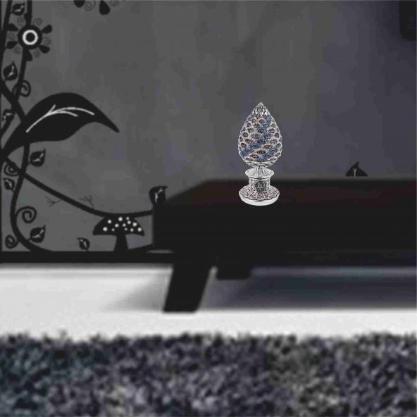 Renkli Taşlı Esma-ül Hüsna Külçe Biblo - Resim 2