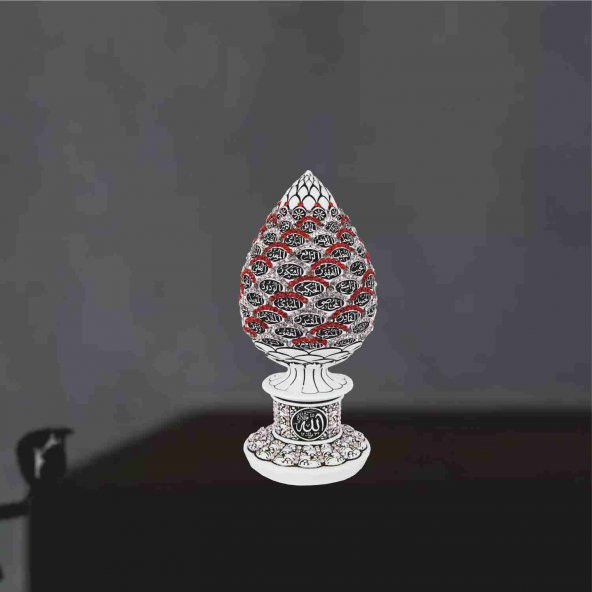 Renkli Taşlı Esma-ül Hüsna Külçe Biblo - 3