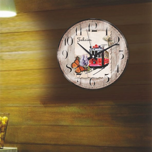 Bombe Camlı Duvar Saati - 3