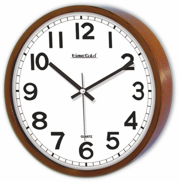 22cm Okunaklı Ev Okul İşyeri Otel Misafirhane Duvar Saati - 3