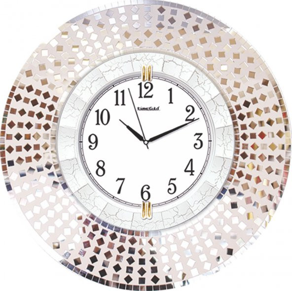 Dekor Parça Aynalı Duvar Saati