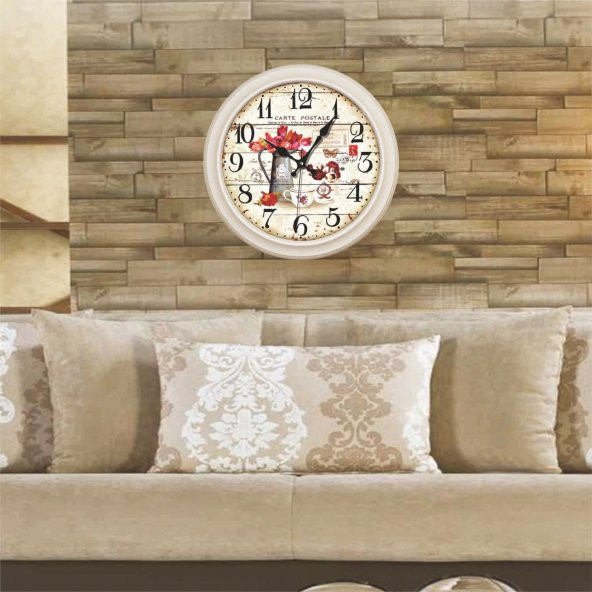 Lambri Retro Duvar Saati - 2