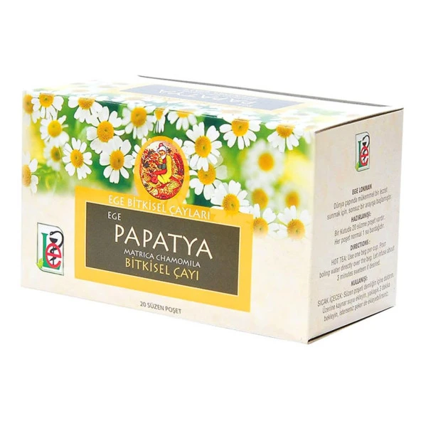 Ege Lokman Bitkisel Çayları Papatya Bitki Çayı 20 Süzen Poşet
