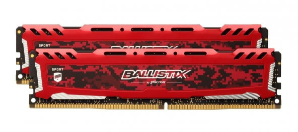 16 GB DDR4 2400Mhz BLS2C8G4D240FSEK SOĞUTUCULU RED BALLISTIX 2x8GB