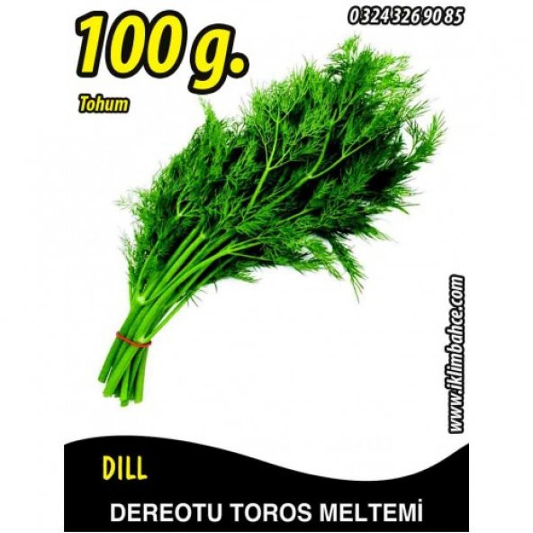 Dereotu Tohumu Toros Meltemi - 100 g