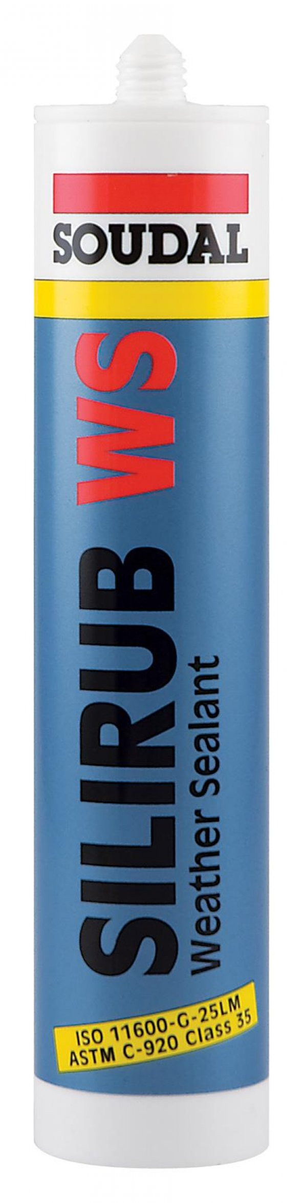 SOUDAL Silirub WS Nötr Cephe Silikonu 600 ML Siyah