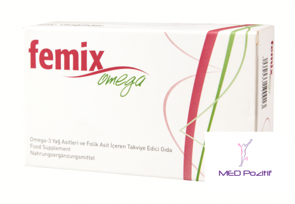 Femix Omega 30 Kapsül (omega -3 ve folik asit içerir)