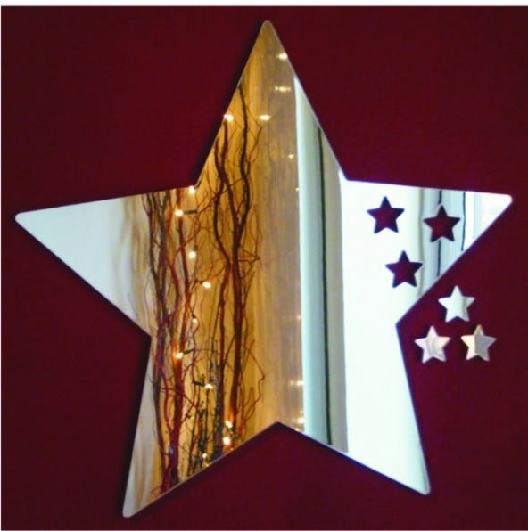 M3 Decorium Stars Yıldız Dekoratif Ayna