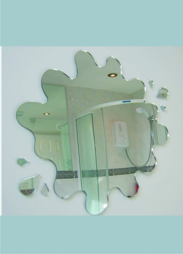 M3 Decorium Çamur Splash Dekoratif Ayna