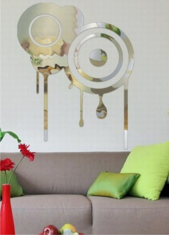 M3 Decorium Akan Daireler Dekoratif Ayna