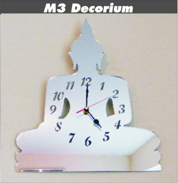 M3 Decorium Buda Dekoratif Ayna Saat