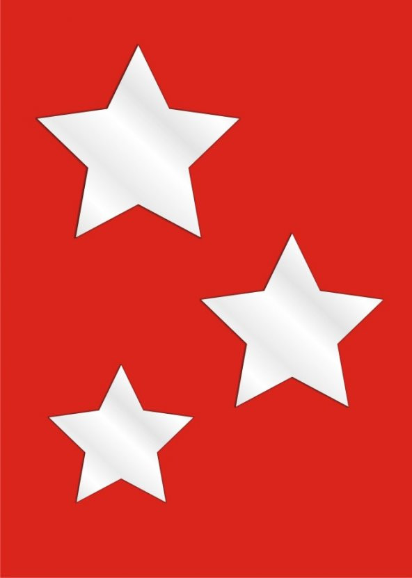 M3 Decorium Küçük Yıldızlar Dekoratif Ayna