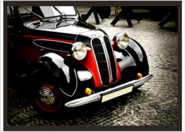 70cmX100cm Antika Araba Poster Tablo