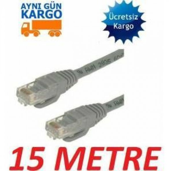 15 Metre Cat5E Ethernet Pacth Kablo
