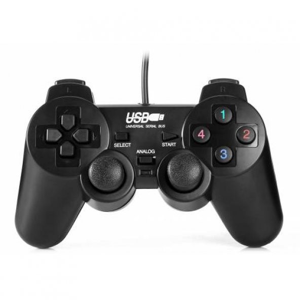 Titreşimli Analoglu Usb Oyun Kolu -Joystıck-Game Pad - 3