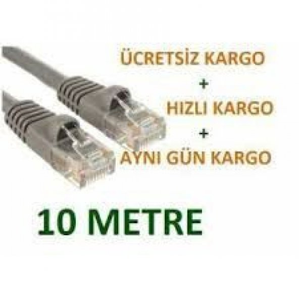 10 Metre Cat5 Ethernet Pacth Kablo