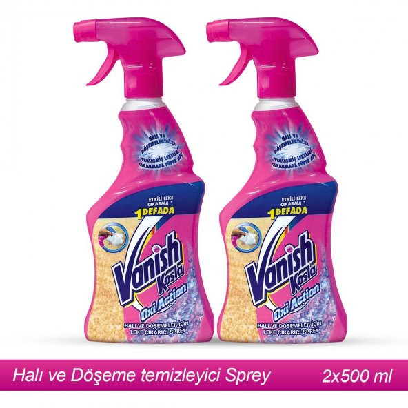 Vanish Kosla Oxi Aciton Halı Spray 500 ml MUSKETEER x 2 Adet