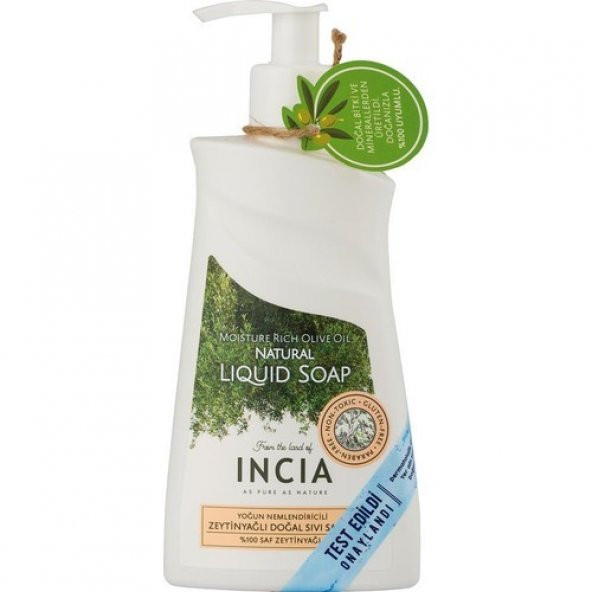 Incia Moisture Rich Olive Oil Natural Liquid Soap