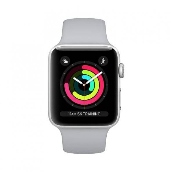 Apple Watch Seri 3 42mm Alüminyum Kasa ve Spor Kordon (Apple Türkiye Garantili)