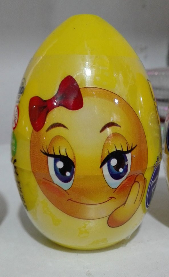 EMOJİ OYUN HAMURLU SÜRPRİZ YUMURTA İçinden Oyun Hamuru Çıkan Oyuncak Süpriz Yumurta - 3