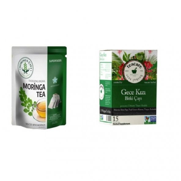 Moringa Çayı (Tea) Gıda Desteği + Gece Kızı Çayı
