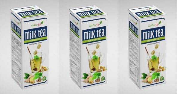 3 Adet Naturpy Milk Tea 3x250 gr Emziren Anne Çayı
