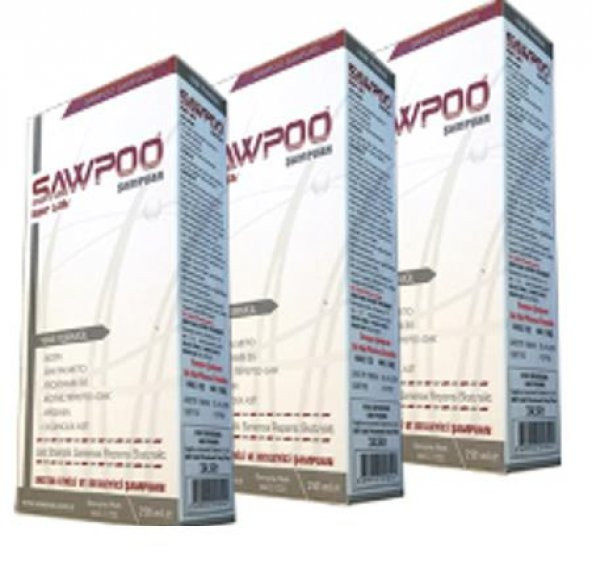 Sawpoo Şampuan 300 ml 3lü Paket
