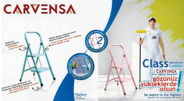 CARVENSA FORM TABANLI 2 BASAMAKLI Metal - 2