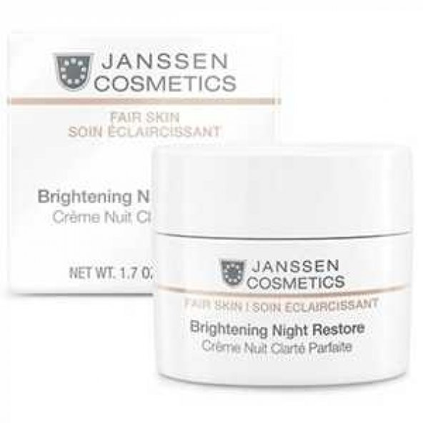 Janssen Cosmetics Fair Skin Brigtening Night Restore 50 ml