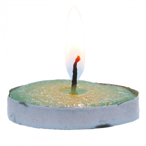 Ksmart Tea Lights Yeşil Mum 5 li 1 Paket - 2