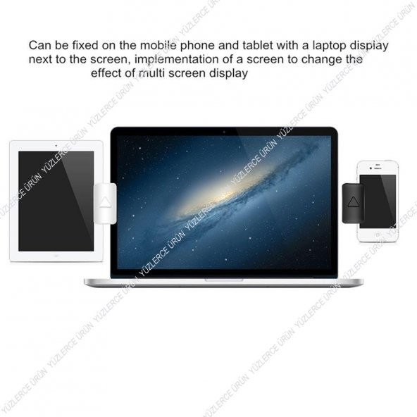 Çift ​​Monitör Ekran Klipsi Standı Tablet Bilgisayar Cep Telefonu