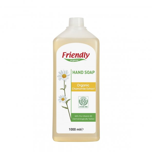 Friendly Organic Sıvı El Sabunu Papatya Ekstraktı - 1000 ml