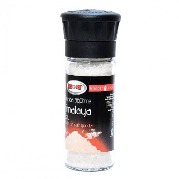 Cam Değirmenli Yemeklik Himalaya Granül Çakıl Doğal Kaya Tuzu 110 Gr - 2