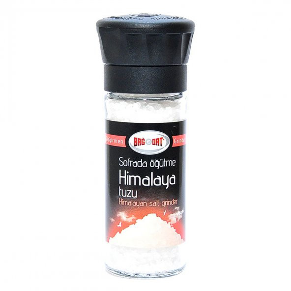 Bağdat Baharat Cam Değirmenli Yemeklik Himalaya Granül Çakıl Doğal Kaya Tuzu 110 Gr - 4