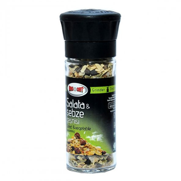 Bağdat Cam Değirmenli Salata ve Sebze Çeşnisi Karışık Baharat 45 Gr - 5
