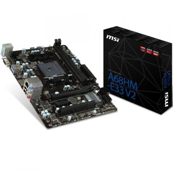 MSI MSI A68HM-E33 V2 DDR3 S+V+GL FM2+ (mATX)