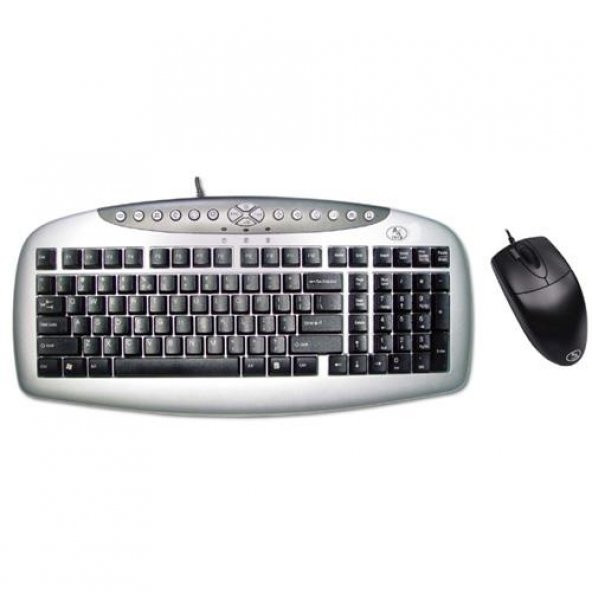 A4 TECH A4 Tech KB-21620D Klavye Mouse Set / Siyah / PS2