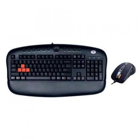 A4 TECH A4-Tech KX-2810BK Gamer Q MM Klavye Mouse Set