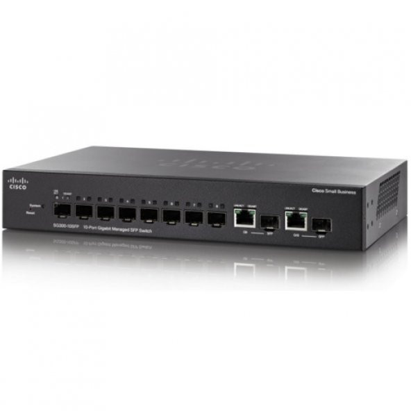 CISCO Cisco SG300-10SFP-EU 8-Port SFP Switch
