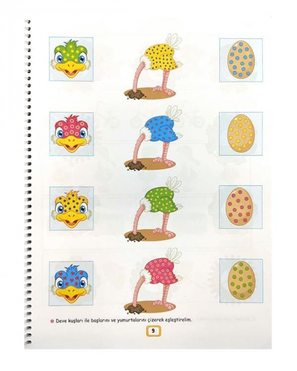 Dikkat Çalışmaları Kitabı Pembe Patikler - 2