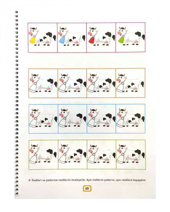 Dikkat Çalışmaları Kitabı Pembe Patikler - 4