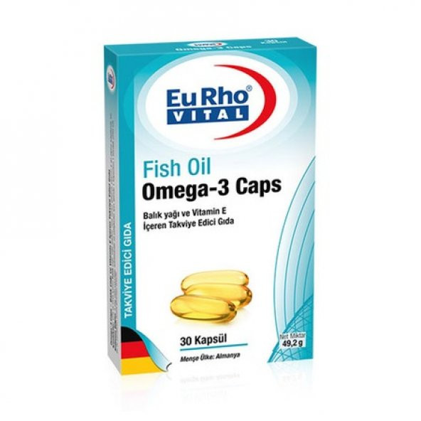 Eurho Vital Fish Oil Omega-3 30 Kapsul SKT:05.2021