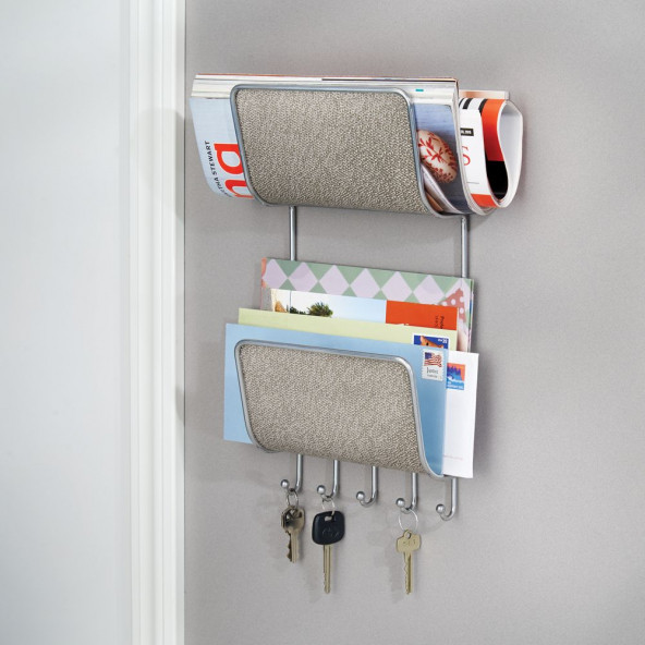 95852ES MEKTUPLUK,ANAHTARLIK,ASKILIK 2 KATLI 19X36X8CM - 2