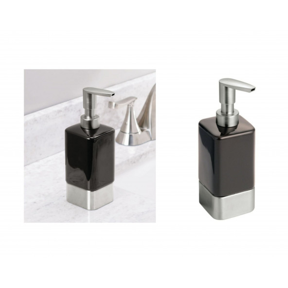 16472ES SIVI SABUNLUK KAKAO KAHVE RENKLİ PORSELEN UZUN 7X7X19CM 400ML - 3