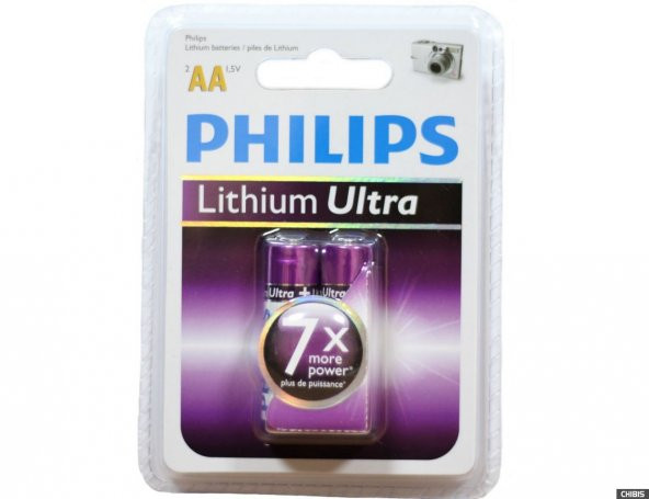 Philips AA FR06 1.5V Lityum Ultra PİL FR6LB2A