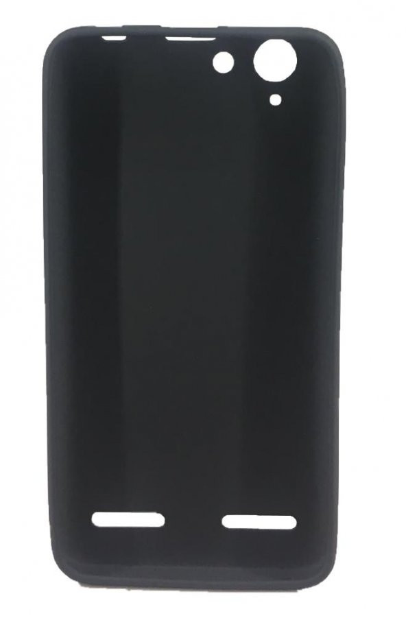 Lenovo K5 Premium Simple Silikon Arka Kapak Siyah