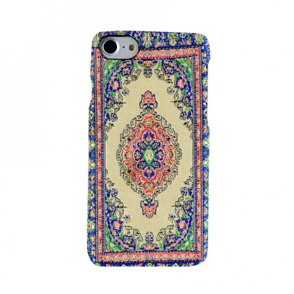 Wachikopa Apple iPhone 7 / 8 Kapak Kirmir El Yapımı Kilim Desenli