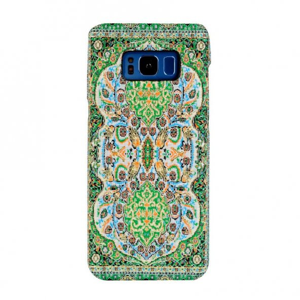 Wachikopa Samsung Galaxy S8 Plus Kapak Verde El Yapımı Kilim Dese