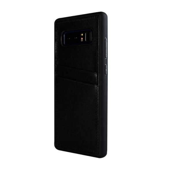 Wachikopa Samsung Galaxy S8 Hakiki Deri Kapak Back Cover CC Beta - 2