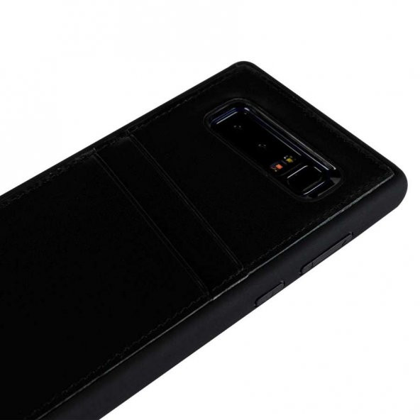 Wachikopa Samsung Galaxy S8 Hakiki Deri Kapak Back Cover CC Beta - 4